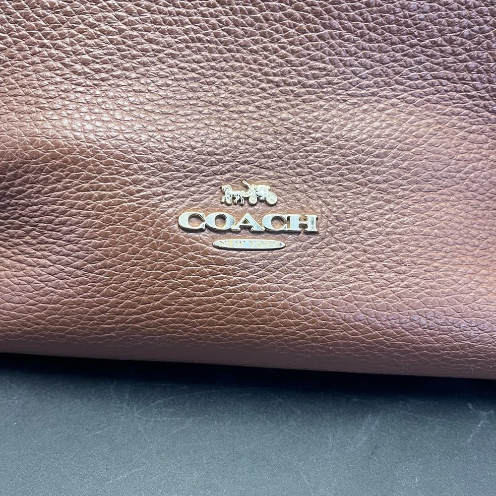 Coach Brown Leather Shoulder Bag - Picture 2 of 10